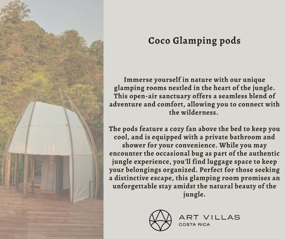 Art Villas Costa Rica, Villas & Glamping Увита Экстерьер фото