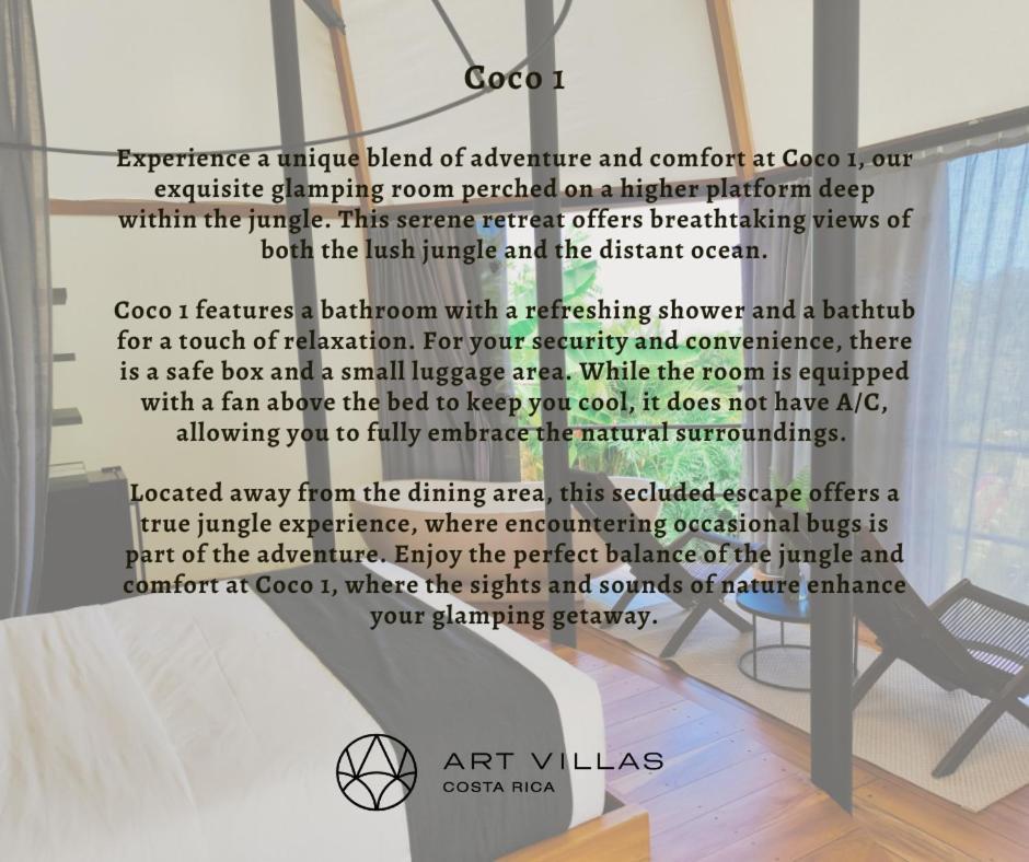 Art Villas Costa Rica, Villas & Glamping Увита Экстерьер фото